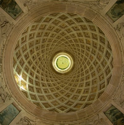 Techo artesonado de la capilla, c.1522 de Philibert Delorme